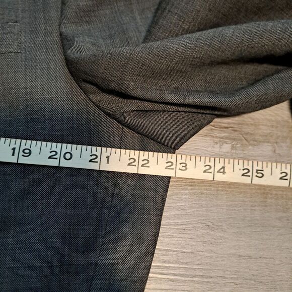LAUREN RALPH LAUREN Men's Gray 100% WOOL Sport Coat Suit Jacket Blazer 42L - Picture 12 of 16